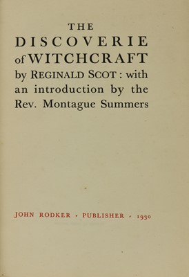 Lot 36 - WITCHCRAFT BOOK