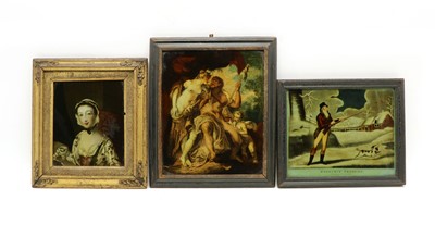 Lot 175 - Seven various framed glass prints