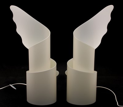 Lot 243 - A pair of 'Wings' table lamps