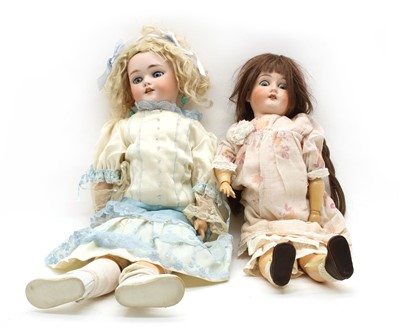 Lot 225 - A Simon Halbig bisque head doll