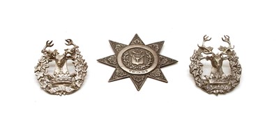 Lot 1 - Three silver stag hunting brooches