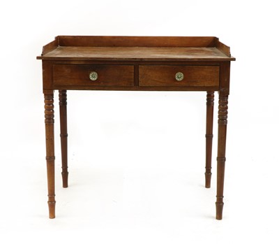 Lot 361 - A Regency mahogany washstand