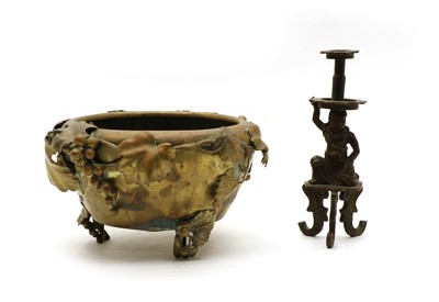 Lot 268 - A brass jardinière