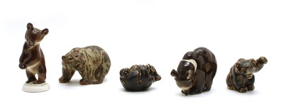 Lot 26 - A Royal Copenhagen model of a brown bear