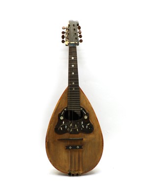 Lot 37 - An early 20th Century Italian bowl back mandolin