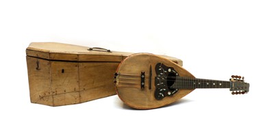Lot 37 - An early 20th Century Italian bowl back mandolin