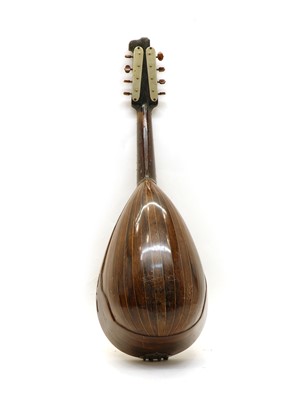 Lot 37 - An early 20th Century Italian bowl back mandolin