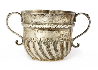Lot 803 - A George I Britannia silver porringer