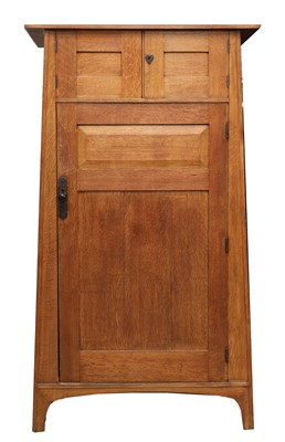 Lot 85 - A Heal and Son oak wardrobe