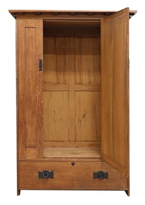 Lot 86 - A Heal and Son oak wardrobe