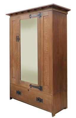 Lot 86 - A Heal and Son oak wardrobe