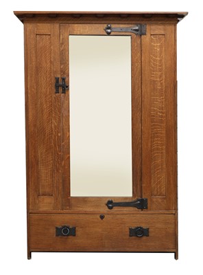 Lot 86 - A Heal and Son oak wardrobe