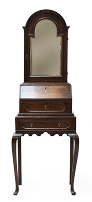 Lot 437 - A diminutive oak dressing bureau