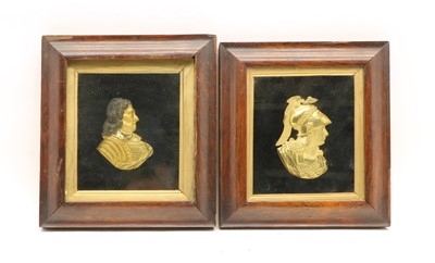 Lot 210 - A pair of 19th century French gilt brass appliques