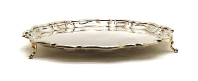 Lot 8 - A George V silver salver
