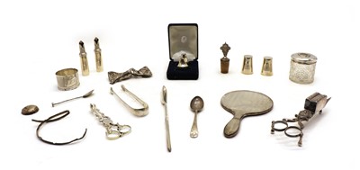 Lot 7 - A collection of silver flatware