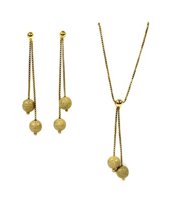 Lot 42 - A 9ct gold box link chain