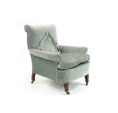 Lot 305 - A late Victorian club armchair