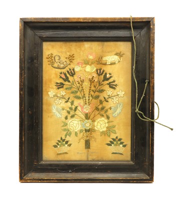 Lot 245 - A woolwork picture
