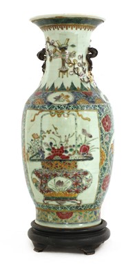 Lot 24 - A Chinese famille rose vase