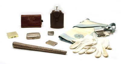 Lot 25A - A Collection of Masonic memorabilia and silver