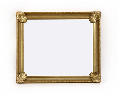 Lot 307 - A 19th century giltwood wall mirror