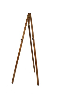 Lot 229 - A mahogany easel