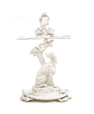 Lot 266 - A Victorian Coalbrookdale design cast iron stick stand