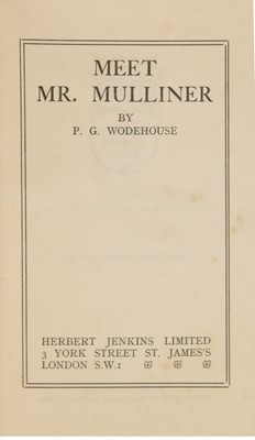 Lot 98 - P G WODEHOUSE: If I were You