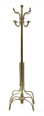 Lot 342 - An Edwardian brass hat stand