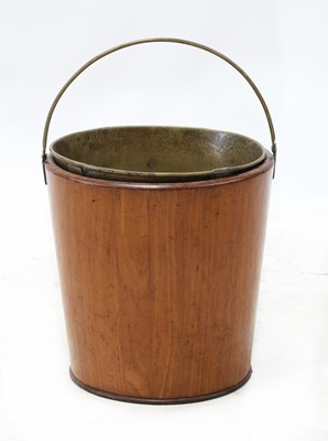 Lot 201 - A mahogany bucket
