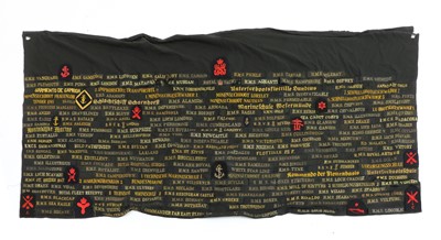 Lot 154 - NAVAL CAP TALLIES