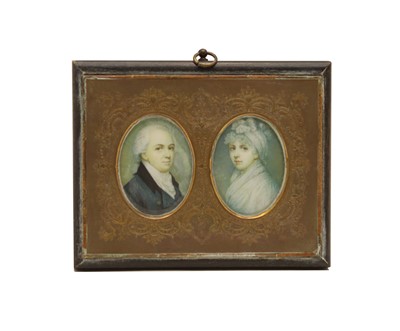 Lot 78 - A pair of portrait miniatures