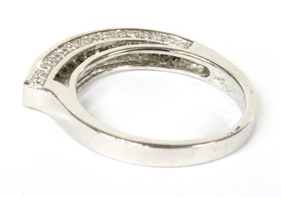 Lot 94 - A white gold diamond ring