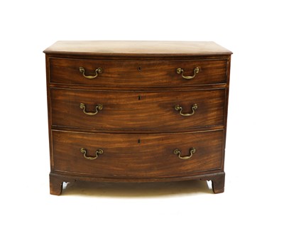 Lot 230 - A George III mahogany bachelor's chest