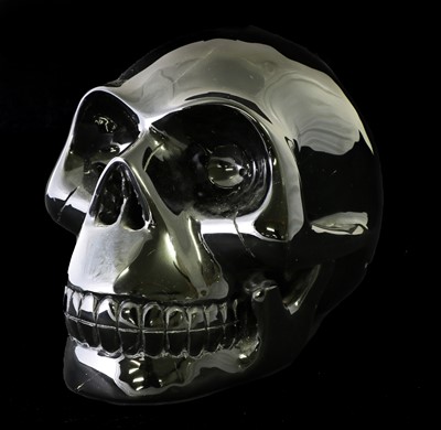 Lot 168 - CARVED OBSIDIAN SKULL