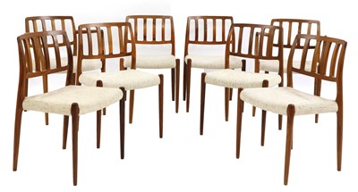 Lot 527 - A Danish extending rosewood dining table