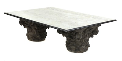 Lot 397 - A modern classically-inspired low table
