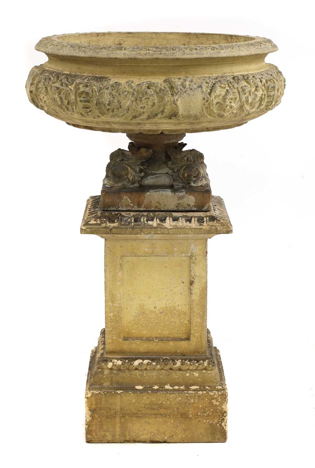 Lot 380 - A Royal Doulton urn and stand
