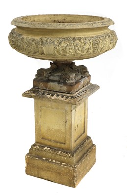 Lot 380 - A Royal Doulton urn and stand