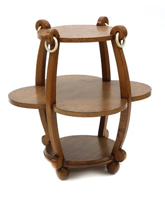 Lot 254 - An Art Deco oak side table