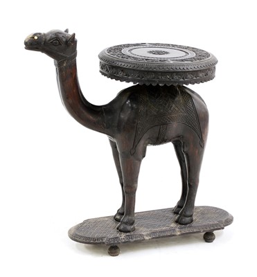 Lot 965 - An Indian carved teak occasional table