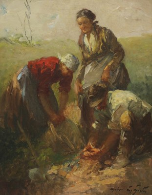 Lot 664 - Agoston Acs (Hungarian, 1881-1947)
