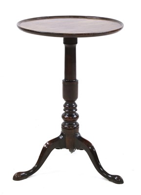 Lot 230 - A George III mahogany tripod table