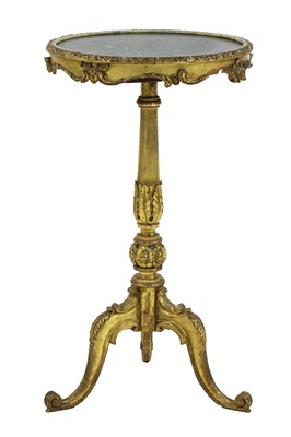 Lot 176 - A carved giltwood tripod table