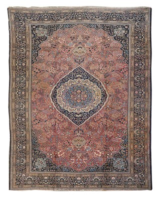 Lot 787 - A large Persian Mashad carpet