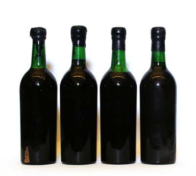 Lot 184 - Vintage Port, no label, plain capsule, four bottles
