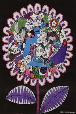 Lot 445 - A 'Flower Power' poster