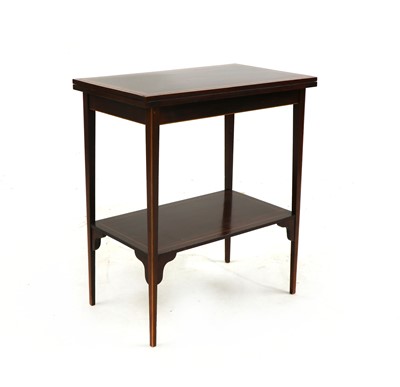 Lot 268 - An Edwardian card table