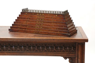 Lot 362 - A Regency brass inlaid rosewood plinth